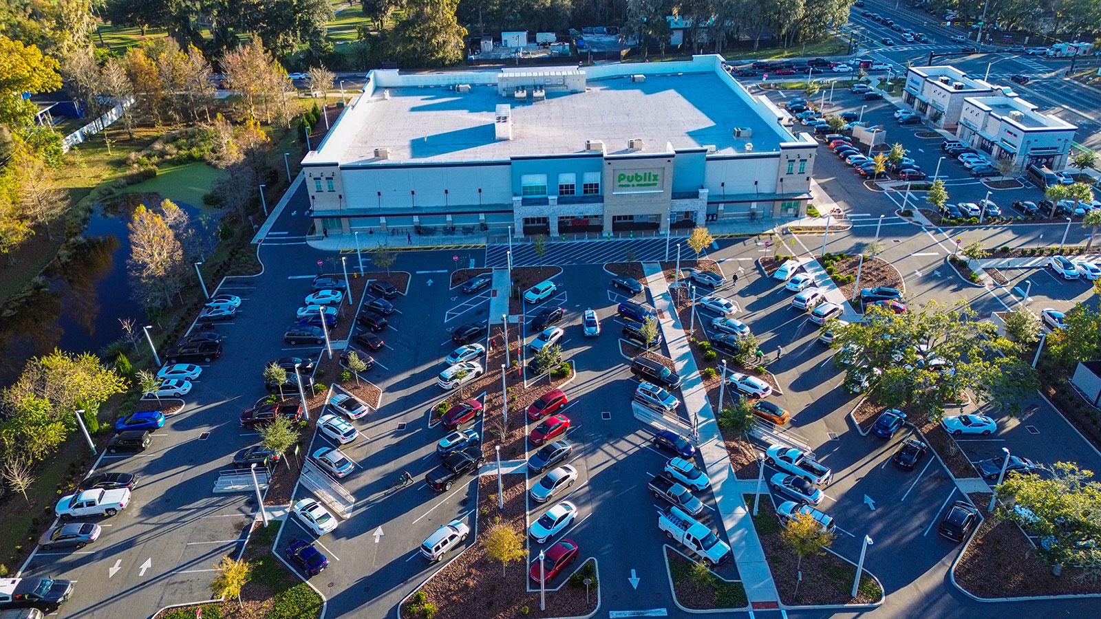 Urban Retail Redevelopment with Publix Grocery Store in Gainesville Florida