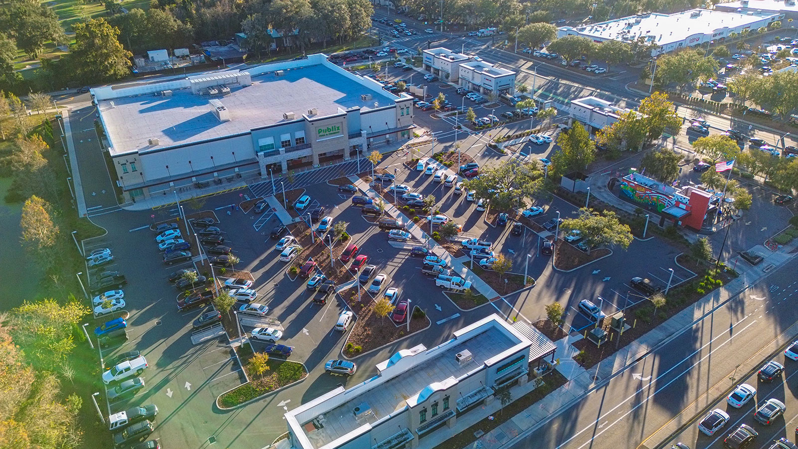 Urban Retail Redevelopment with Publix Grocery Store in Gainesville FL