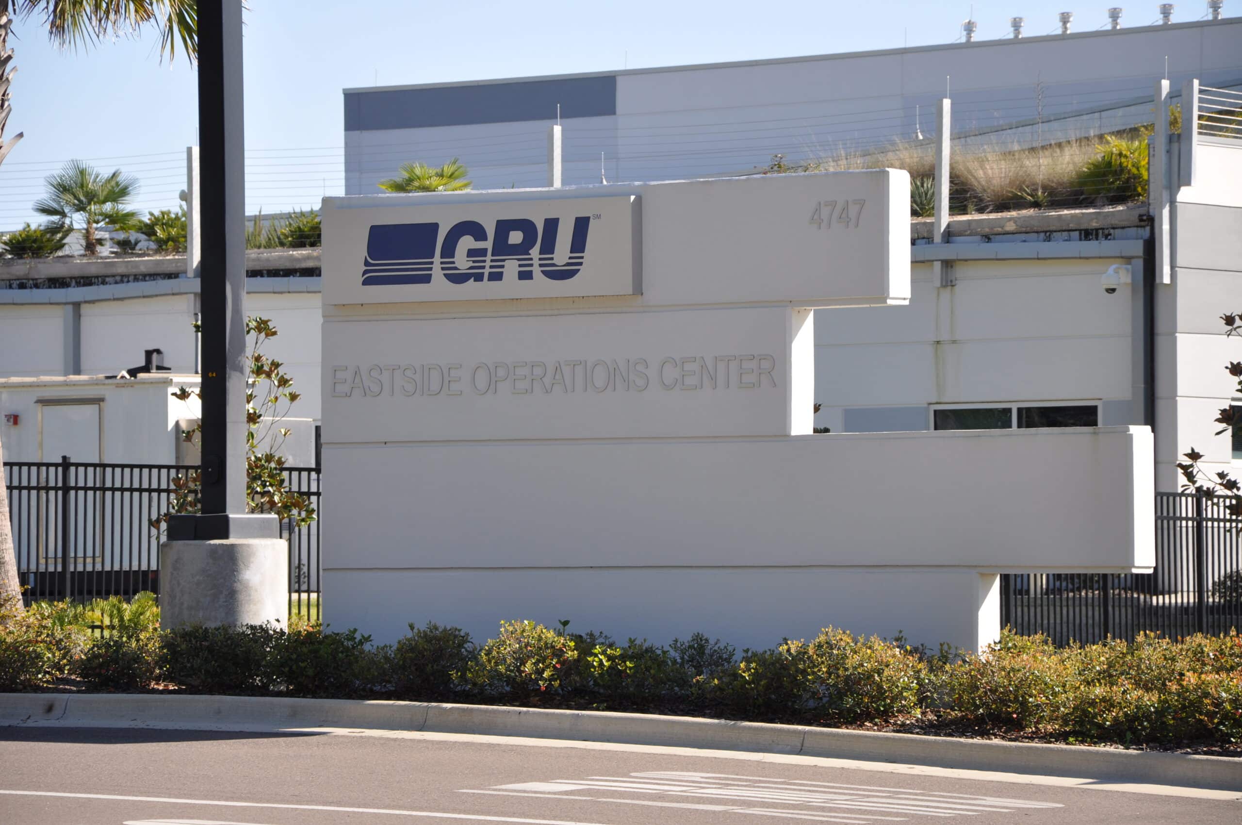 GRU Eastside Operations Center Monument Sign, Gainesville, Florida